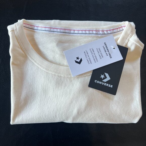 NWT | Converse | Gold Standard | Embroidered Logo | Long Sleeve | Crewneck Shirt - Picture 9 of 12
